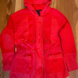 Marc by Marc Jacobs Red Cotton Jacket with Gold Buttons